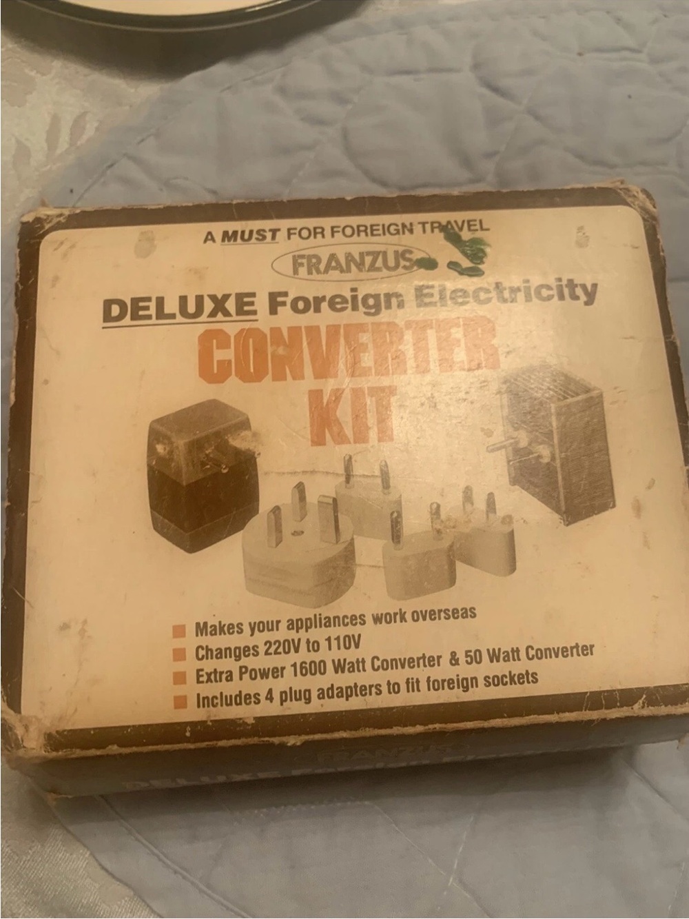 Franzus Deluxe Foreign Electricity Converter Kit Model TK-16